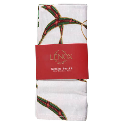 Holiday Nouveau Gold Reversible Cloth Napkin - Set of 4