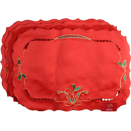 Holiday Nouveau Gold Cloth Placemat - Set of 4