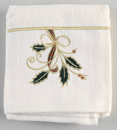 Holiday Nouveau Gold Cloth Kitchen Towel