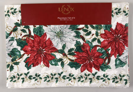 Holiday Nouveau Gold Cloth Placemat - Set of 4