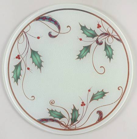 Holiday Nouveau Gold Glassware Cheeseboard