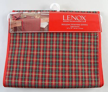 Holiday Nouveau Gold 14" X 70" Cloth Table Runner
