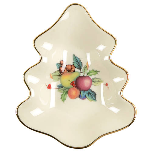 Holiday Tartan Small Tree Shaped Dish
