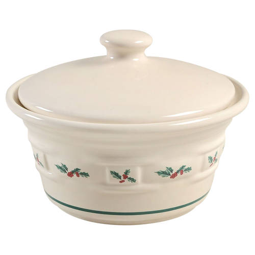 Holly Butter Tub & Lid