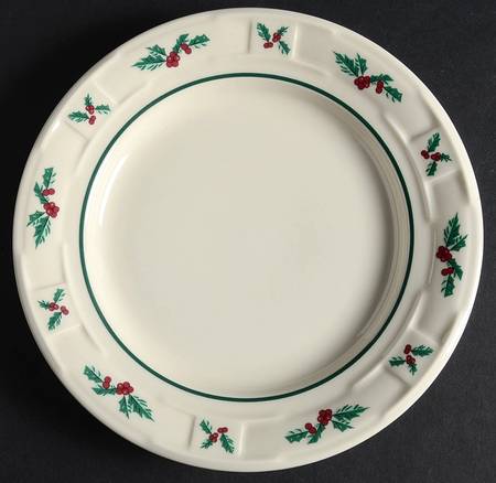Holly Bread & Butter Plate