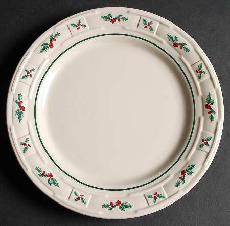 Holly Luncheon Plate
