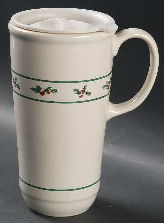 Holly Travel Mug & Plastic Lid