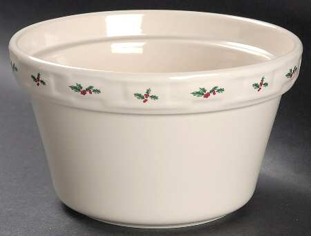 Holly 1 Qt Round Casserole No Lid
