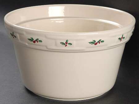 Holly 2 Qt Round Covered Casserole No Lid