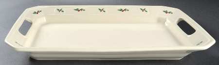 Holly 17" Handled Tray by Longaberger