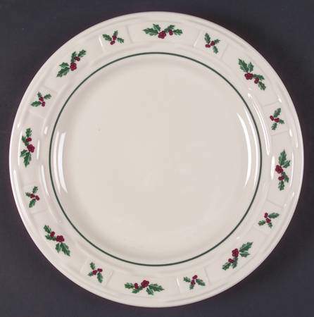 Holly Dinner Plate by Longaberger