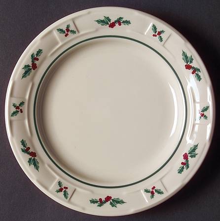 Holly Bread & Butter Plate