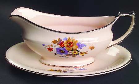 Springtime Gravy Boat & Underplate/Relish
