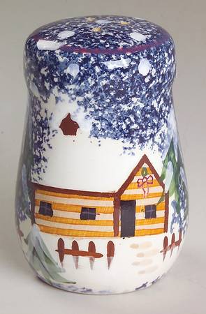 Holiday Mountain Lodge Salt Shaker