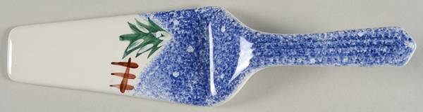 Holiday Mountain Lodge Solid Ceramic Pie/Cake Server