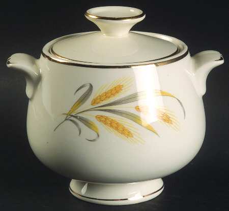 Fieldcrest Sugar Bowl & Lid