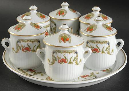 Chantoung Pot De Creme Set (Tray with 6 Pots)