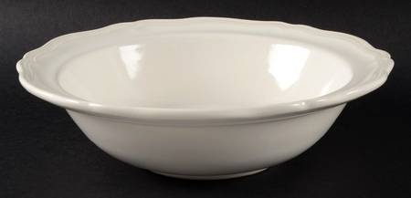 Queen Anne White 9" Round Vegetable Bowl