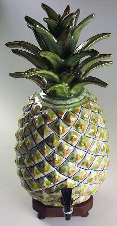 Pineapple 3-Piece Samovar with Stand Set