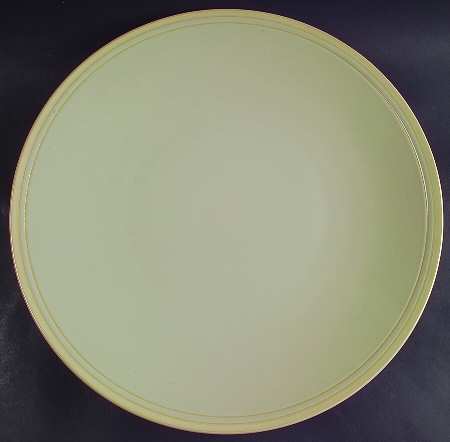 Taupe Stripe 14" Chop Plate (Round Platter)