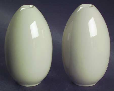 Taupe Stripe Salt & Pepper Set