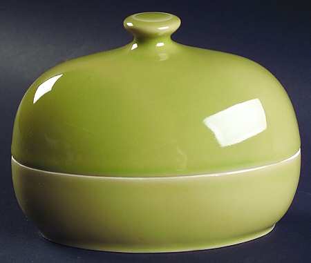 Celadon Stripe 1/4 Lb Covered Butter