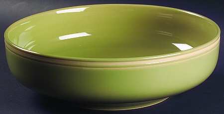 Celadon Stripe 10" Round Vegetable Bowl