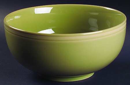 Celadon Stripe 8" Round Vegetable Bowl