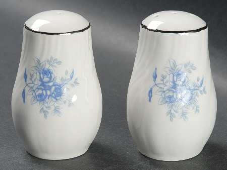 Blue Rose Salt & Pepper Set