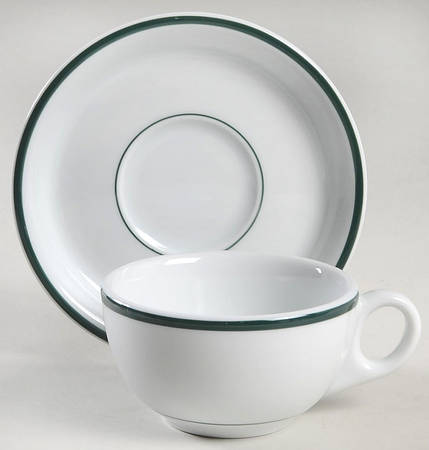 Bistro Flat Cup & Saucer Set