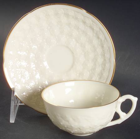 Reproduction of First Lenox Flat Demitasse Cup & Saucer Set