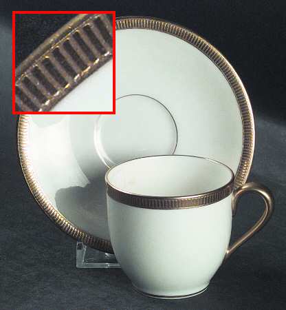 F51 Flat Demitasse Cup & Saucer Set