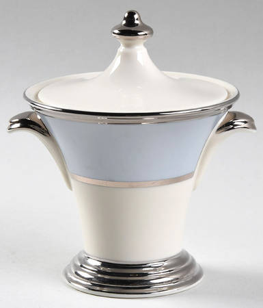 Blue Frost Sugar Bowl & Lid