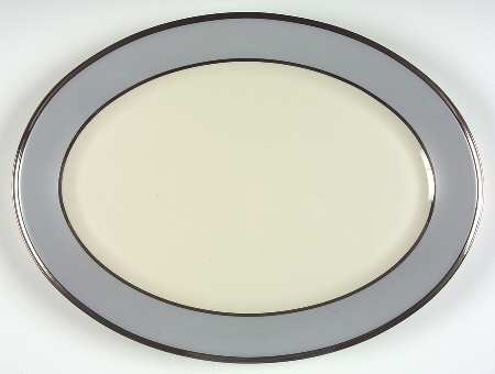 Blue Frost 16" Oval Serving Platter