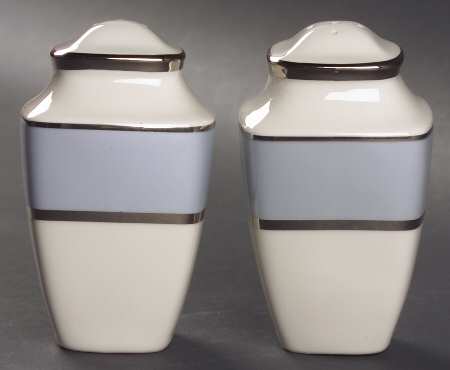 Blue Frost Square Salt & Pepper Set