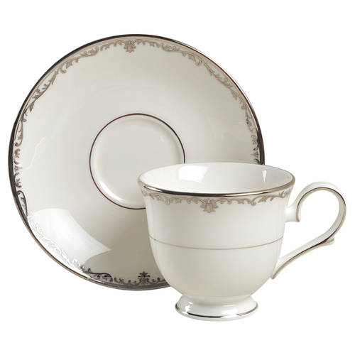 Footed Cup & Saucer Set