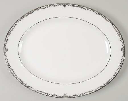 Coronet Platinum 13" Oval Serving Platter