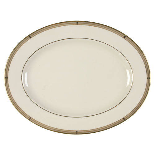Golden Weave 13" Oval Serving Platter