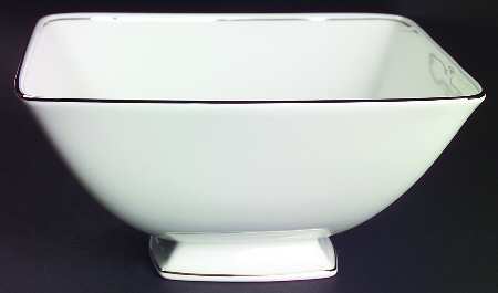 Federal Platinum Nouveau 9" Square Vegetable Bowl