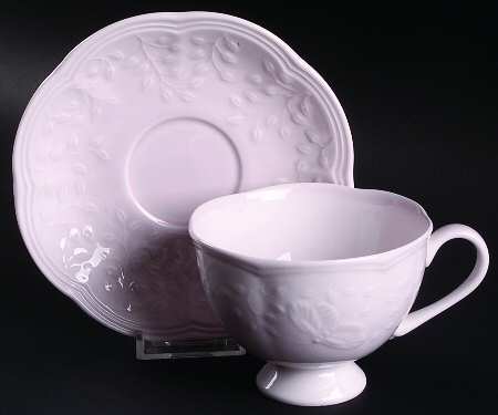 Butterfly Meadow Petal Footed Cup & Saucer Set