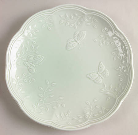 Butterfly Meadow Leaf Luncheon Plate