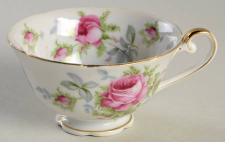 Elegant Rose Footed Cup