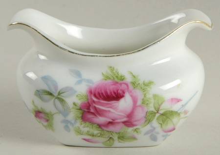 Elegant Rose Mini Open Sugar Bowl