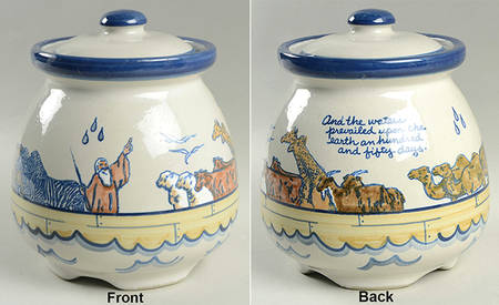 Noah's Ark Cookie Jar & Lid