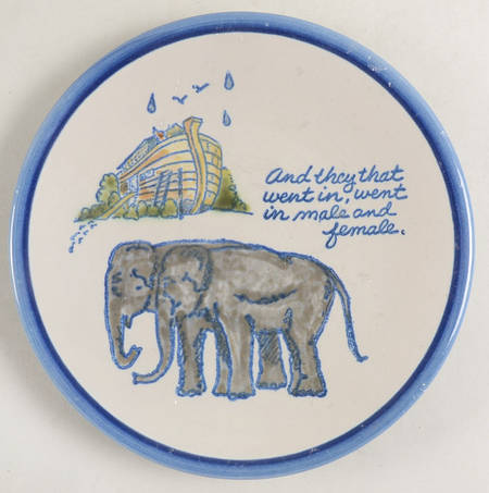 Noah's Ark Salad Plate