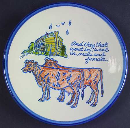 Noah's Ark Salad Plate