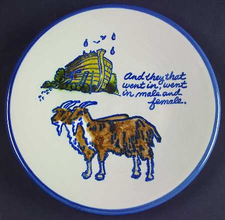 Noah's Ark Salad Plate