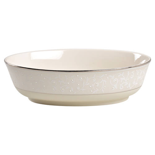 Pearl Innocence 9" Oval Vegetable Bowl by Lenox