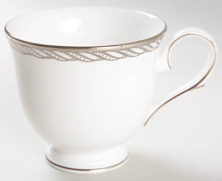 Serpentine Platinum Footed Cup by Lenox