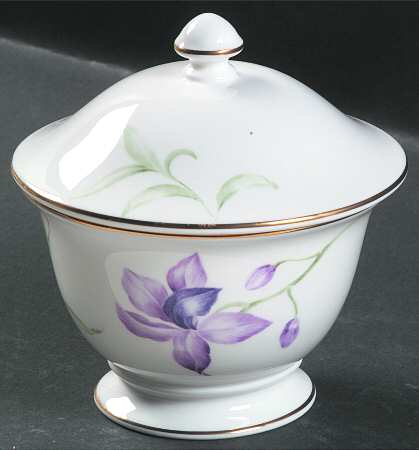 Exotic Flora Sugar Bowl & Lid